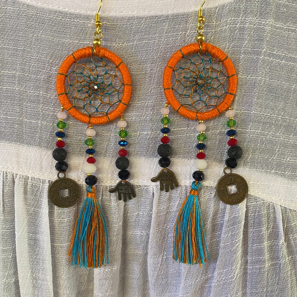 Dream Catcher Style Earrings